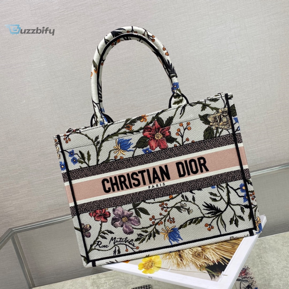 Christian Dior Medium Dior Book Tote Bag By Maria Grazia Chiuri For Women 14in/36cm CD 
