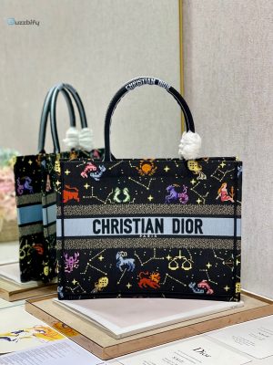 christian dior medium dior book tote black multicolor for women womens handbags 14in36cm cd m1296zrty m911 buzzbify 1