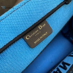 christian dior medium dior book tote bright blue and bright pink djungle pop embroidery bluepink for women womens handbags 36cm cd m1296zron m888 name embroidery upon request buzzbify 1 1