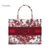 christian dior medium dior book tote white and red bag for women m1296zesj m927 14 inches 36 cm buzzbify 1