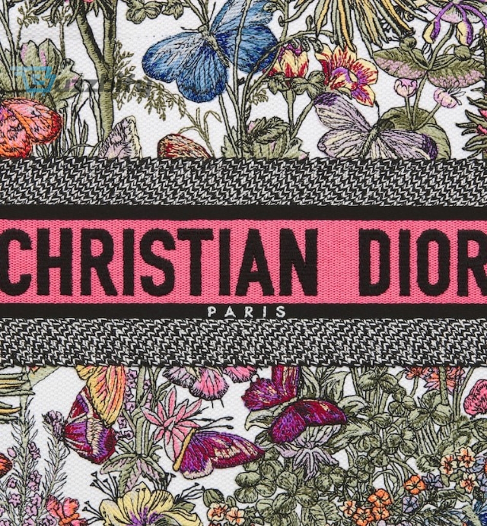 Christian Dior Medium Dior Book Tote White Multicolor Bag For Women M1296ZEBJ_M20E- 14 Inches / 36 Cm 
