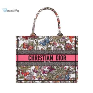 christian dior medium dior book tote white multicolor bag for women m1296zebj m20e 14 inches 36 cm buzzbify 1