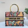 christian dior medium dior book tote yellow multicolor for women womens handbags 14in36cm cd name embroidery upon request buzzbify 1