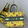 christian dior medium dior book tote yellow multicolor for women womens handbags 19 19in 19 19cm cd name embroidery upon request buzzbify 19 19