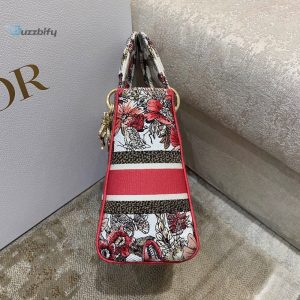 christian dior medium lady dlite bag multicolor butterfly embroidery redlatte for women womens handbags 24cm cd m0565orhq m884 buzzbify 1 1
