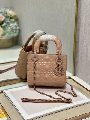 christian dior mini lady dior bag cannage with beaded motif brown for women womens handbags crossbody bags 18cm cd buzzbify 1