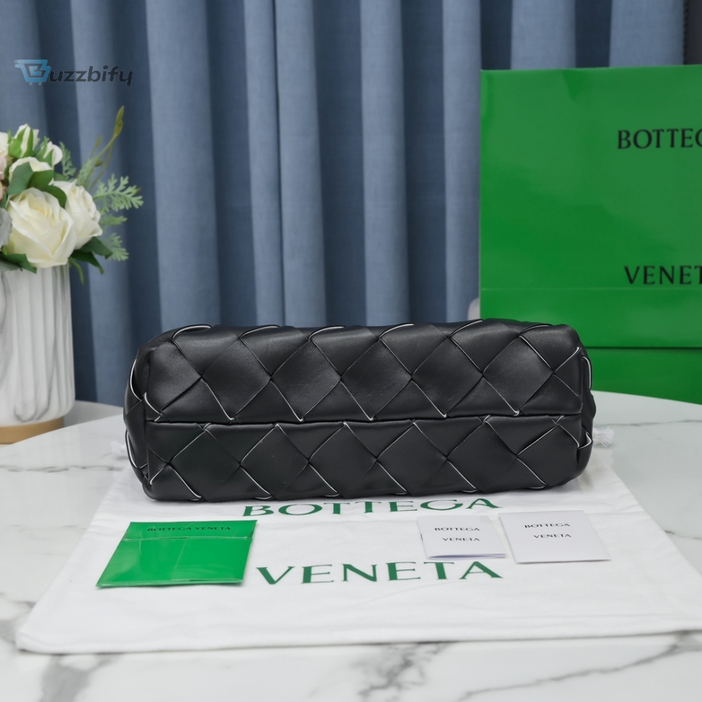 Bottega Veneta Braided Maxi Cava Tote Bag Black For Women Womens Bags 13.8In35cm
