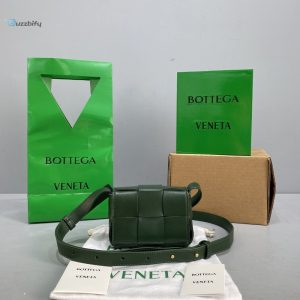 bottega veneta candy cassette dark green for women womens bags 4