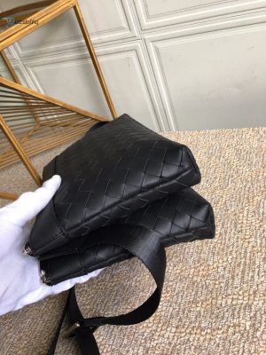 colourblock leather tote bag Black