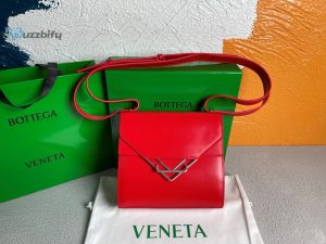 bottega veneta clip bag red for women womens bags 9in23cm buzzbify 1 1