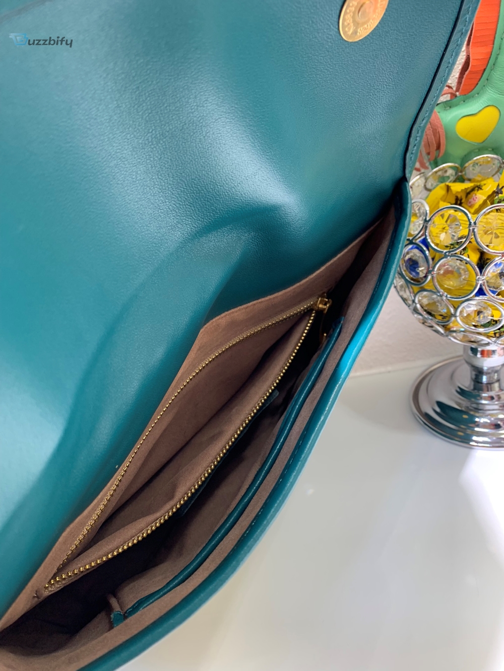 Bottega Veneta Functional Chest Bag Blue For Women Womens Bags 10.2In26cm