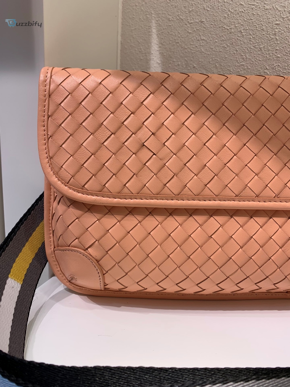 Bottega Veneta Functional Chest Bag Pink For Women Womens Bags 10.2In26cm