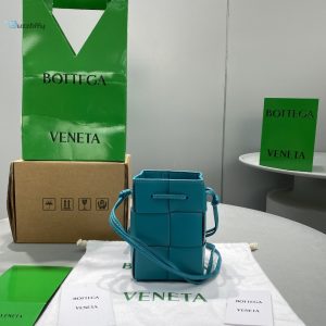 bottega veneta mini cassette bucket bag blue for women womens bags 5