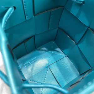 bottega veneta mini cassette bucket bag blue for women womens bags 5 4
