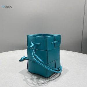 bottega veneta mini cassette bucket bag blue for women womens bags 5 6