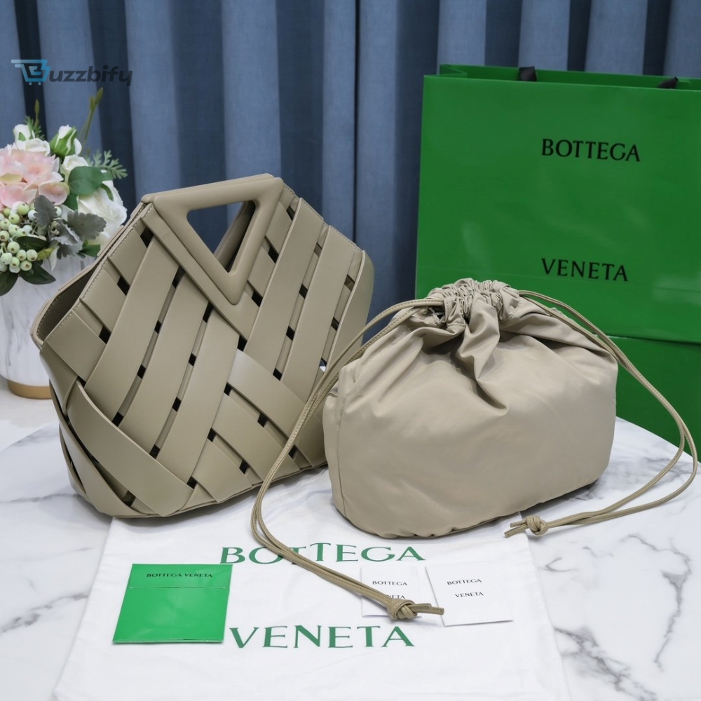 Bottega Veneta Point Dark Beige For Women Womens Bags 9.8In25cm