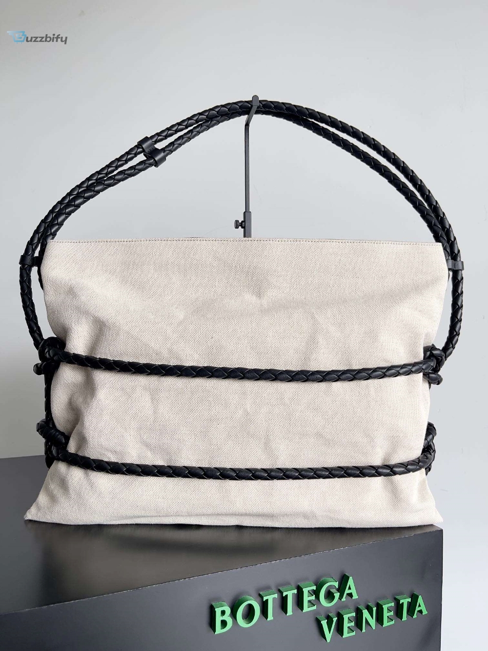 Bottega Veneta Quadronno Shoulder Bag Cream For Women 18in/46cm 