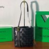bottega Vendre veneta shoulder bag nappa black for women womens bags 12