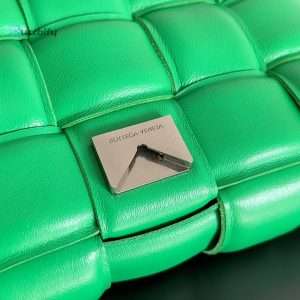 bottega leather veneta small padded cassette green for women womens bags 7 1