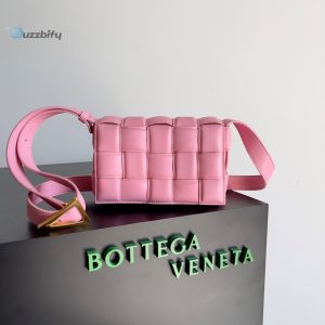 bottega veneta small padded cassette pink for women womens bags 7