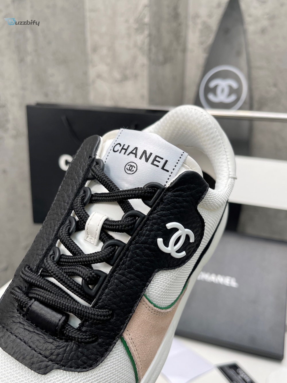 Chanel Sneakers Whitebeige For Women Womens Shoes