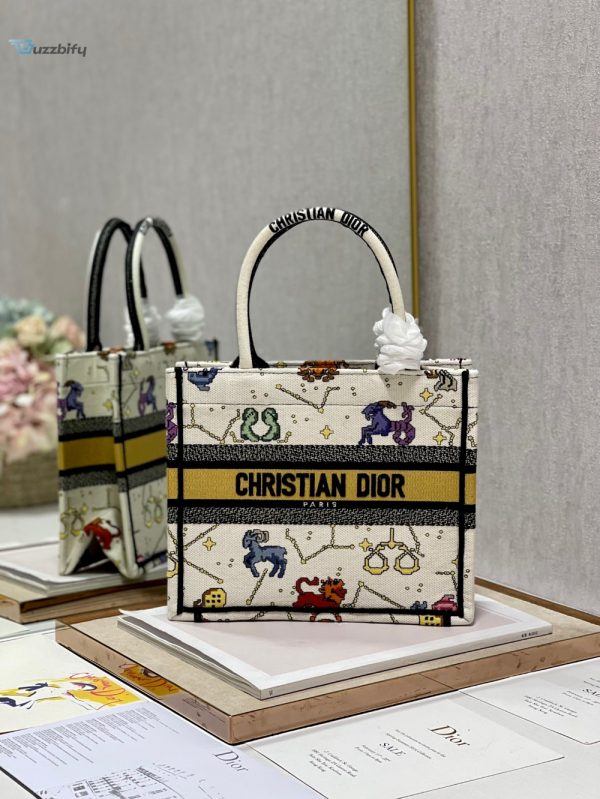christian dior small dior book tote white for women womens handbags 265cm10 7