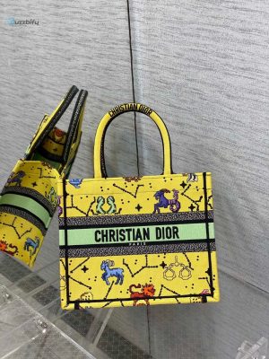 christian dior small dior book tote yellow for women womens handbags 265cm10