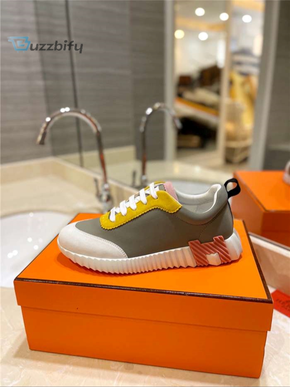 Hermes Bouncing Sneaker Yellow For Women