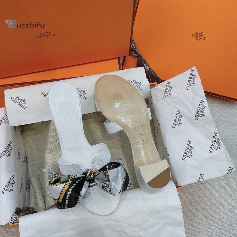 Hermes Oasis Sandal White For Women Womens Shoes H151215z