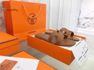 hermes oran sandal brown for women womens shoes h021056z buzzbify 1 1