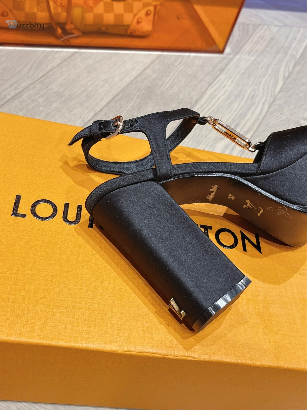 Louis Vuitton Sparkle Sandal Black For Women