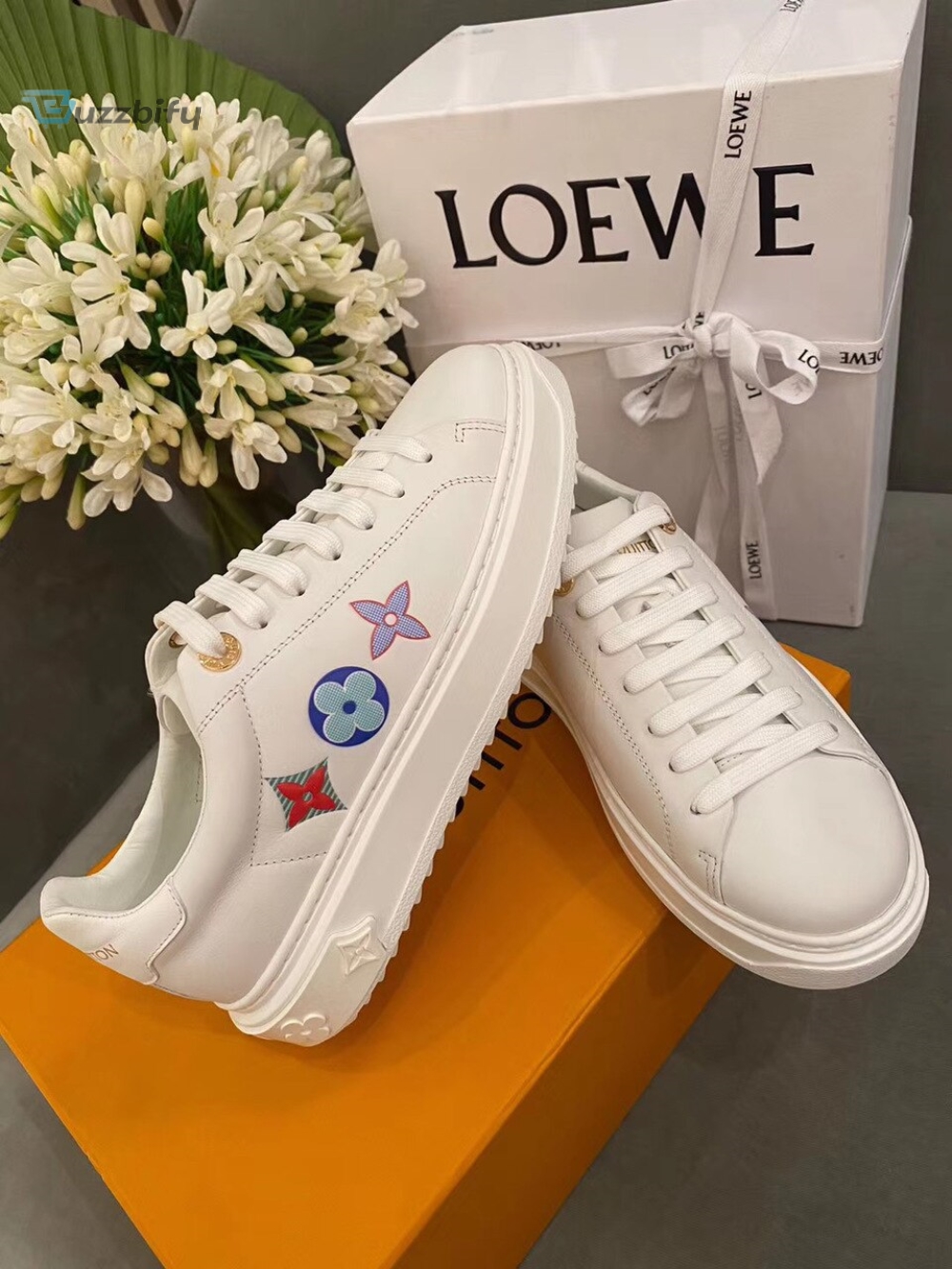 Louis Vuitton Time Out Sneaker White For Women Lv