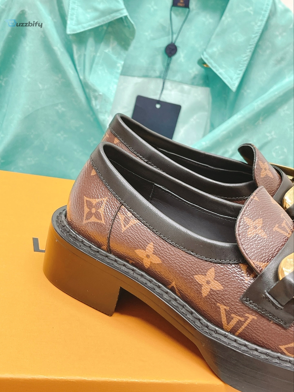 Louis Vuitton Womens Academy Loafer Brown For Women Lv