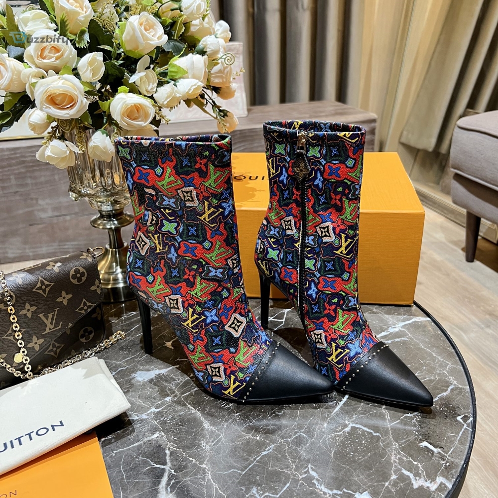 Louis Vuitton Womens Cherie Ankle Boots Multicolorfor Women Lv