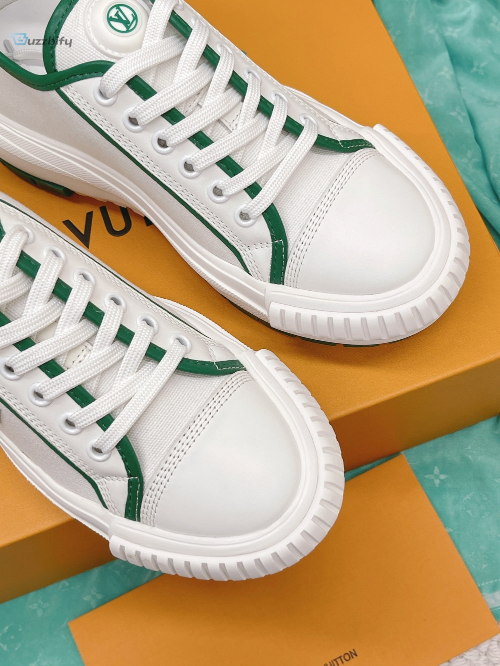 Louis Vuitton Womens Lv Squad Sneaker Green For Women Lv