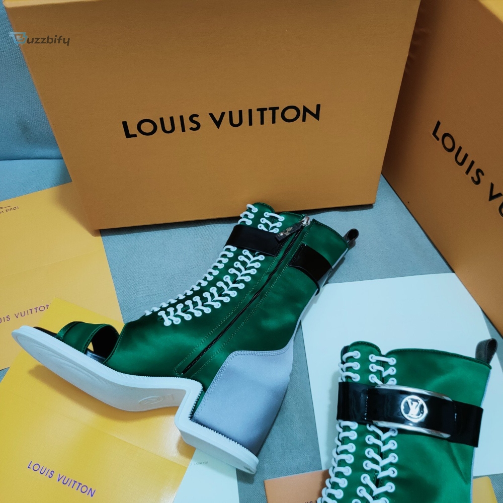 Louis Vuitton Womens Moonlight Line Boots Green For Women Lv 1Aa0lb