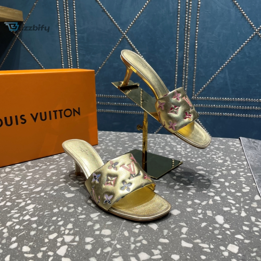 Louis Vuitton Womens Revival Mule Gold For Women Lv