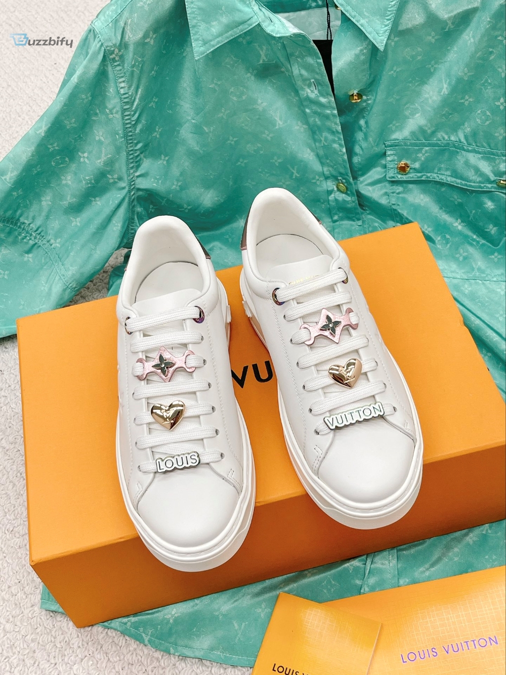 Louis Vuitton Womens Time Out Sneaker Pink For Women Lv 1Aadnc